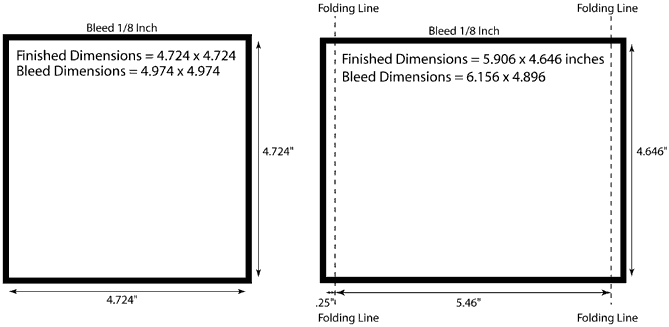 CD Cover Size Specifications