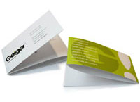 Folded Business Cards