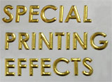 Foil Stamping and Embossing Sample