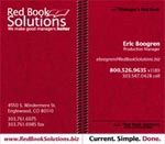 vertical double business card