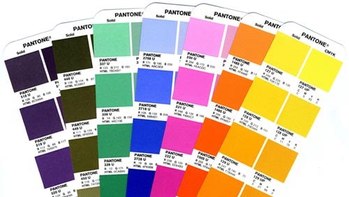 pantone color chart