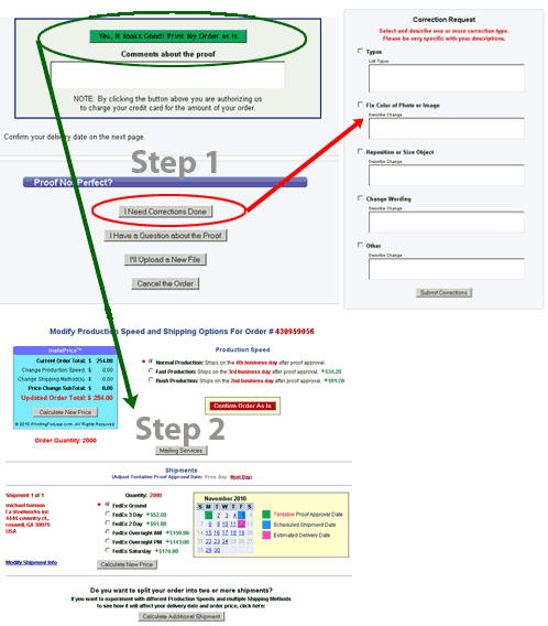 proof approval process