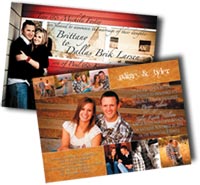 full color wedding announcements