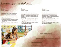MS Word brochure design