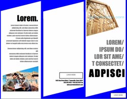 template for Word brochure