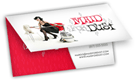 folded business card