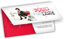 folded business card