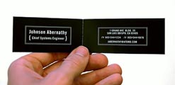 double business cards