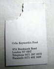 die cut business cards