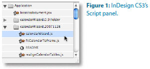 InDesign Scripts panel