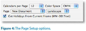 InDesign page setup options
