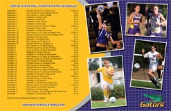 sports calendar magnet