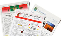 printed newsletters