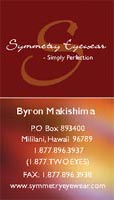 vertical business card