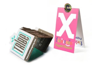 custom folded business card