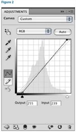 adjusting levels in Photoshop