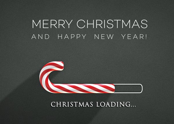 Christmas Loading card