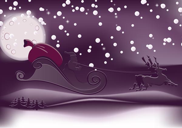 Sleigh card