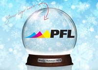 Snow Globe holiday card