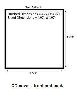 CD Cover Dimensions for Printing Printing for Less