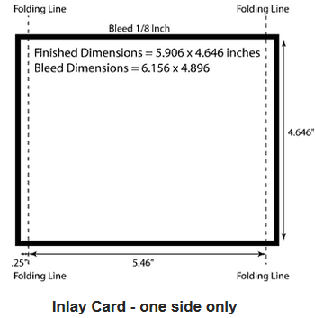 CD Inlay Card Size Specs