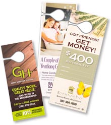 Door Hanger Printing Custom Door Hangers Printed