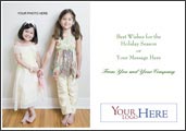 vertical holiday card design