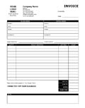 Word Invoice Template