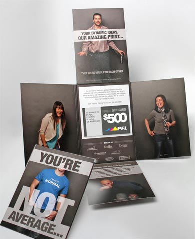 cross fold mailer