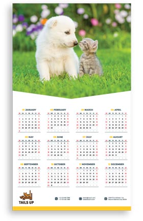 photographer calendar magnet