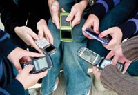 using phones for SMS