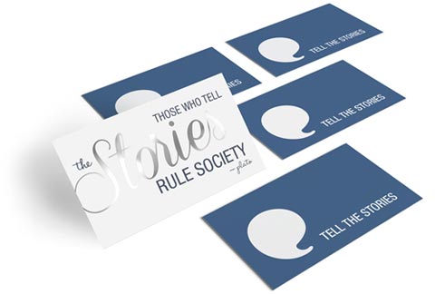 silver foil business cards