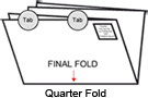 Tabbing Quarter Fold