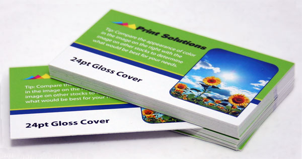 Extra Thick Business Cards on 24pt Heavy Card Stock