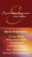 vertical business cards sample