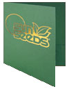 foil stamped folder