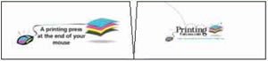 presentation folder diecut flaps