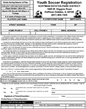 2 part application form