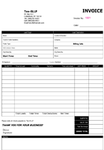 custom size invoice form