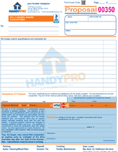 3 part full color NCR form