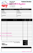 business form half sheet