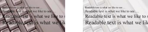 text over image example