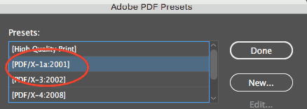 adobe pdf presets settings