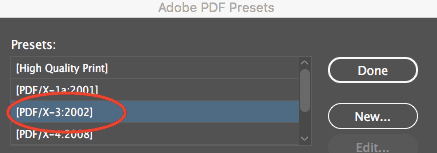 pdf presets pdf x-3:2002