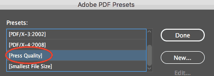 adobe pdf presets press quality