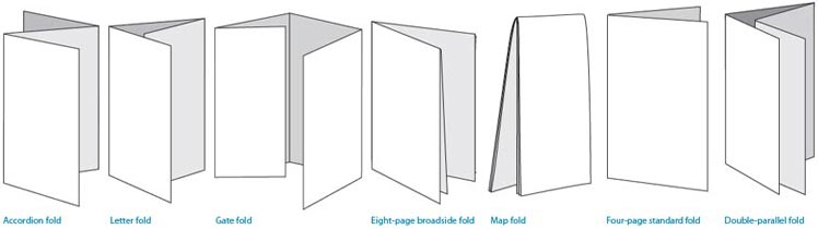 fold types for commercial printing