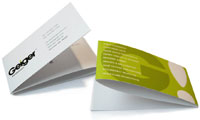 Folded Business Cards Printing Double Business Cards