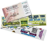 Ticket Printing Services - Custom Tickets Printed