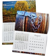 saddle stitched calendar