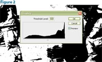 threshold adjustment in phototshop